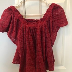 Free people off the shoulder top